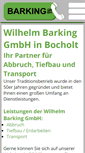 Mobile Screenshot of barking-gmbh.de