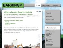 Tablet Screenshot of barking-gmbh.de
